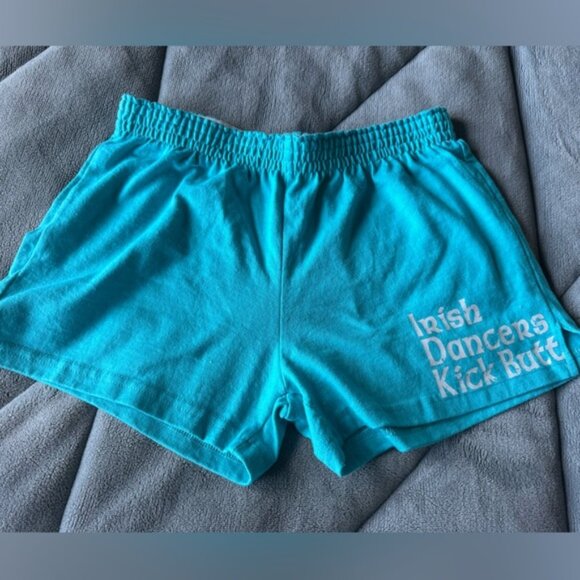 Soffe Blue Athletic Shorts Elastic Waistband Lightweight - Picture 1 of 2